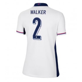 England Kyle Walker #2 Hemmakläder Dam EM 2024 Kortärmad